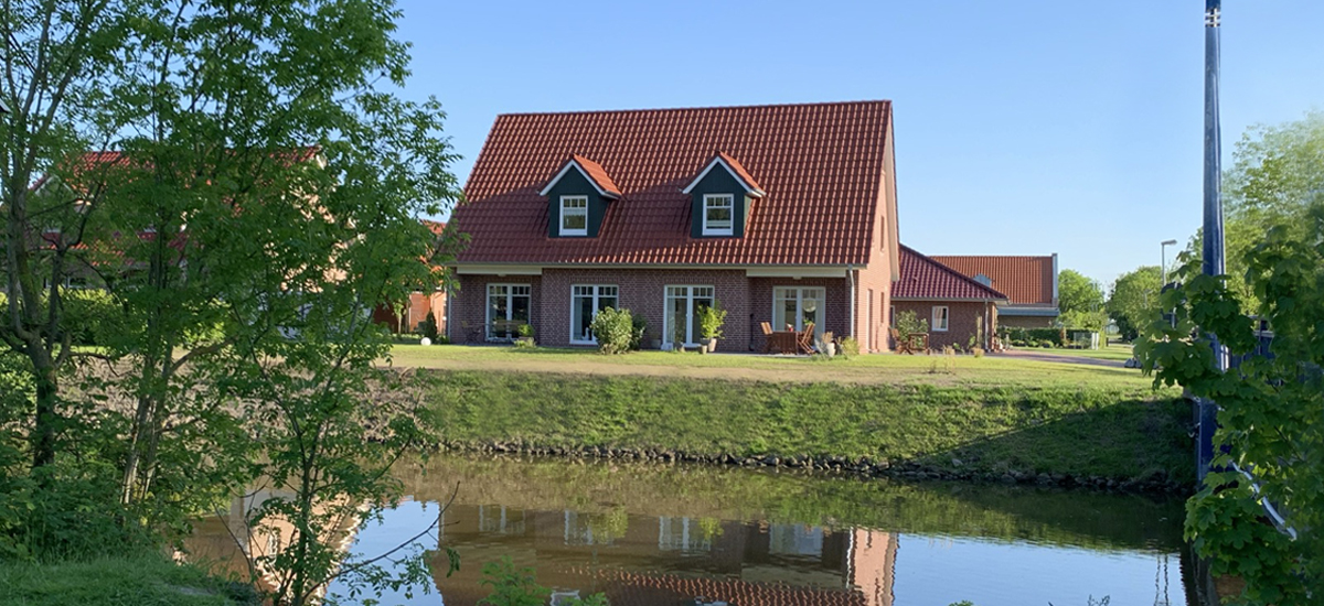 Aussenansicht Ferienhaus Endje van de Welt Ditzum